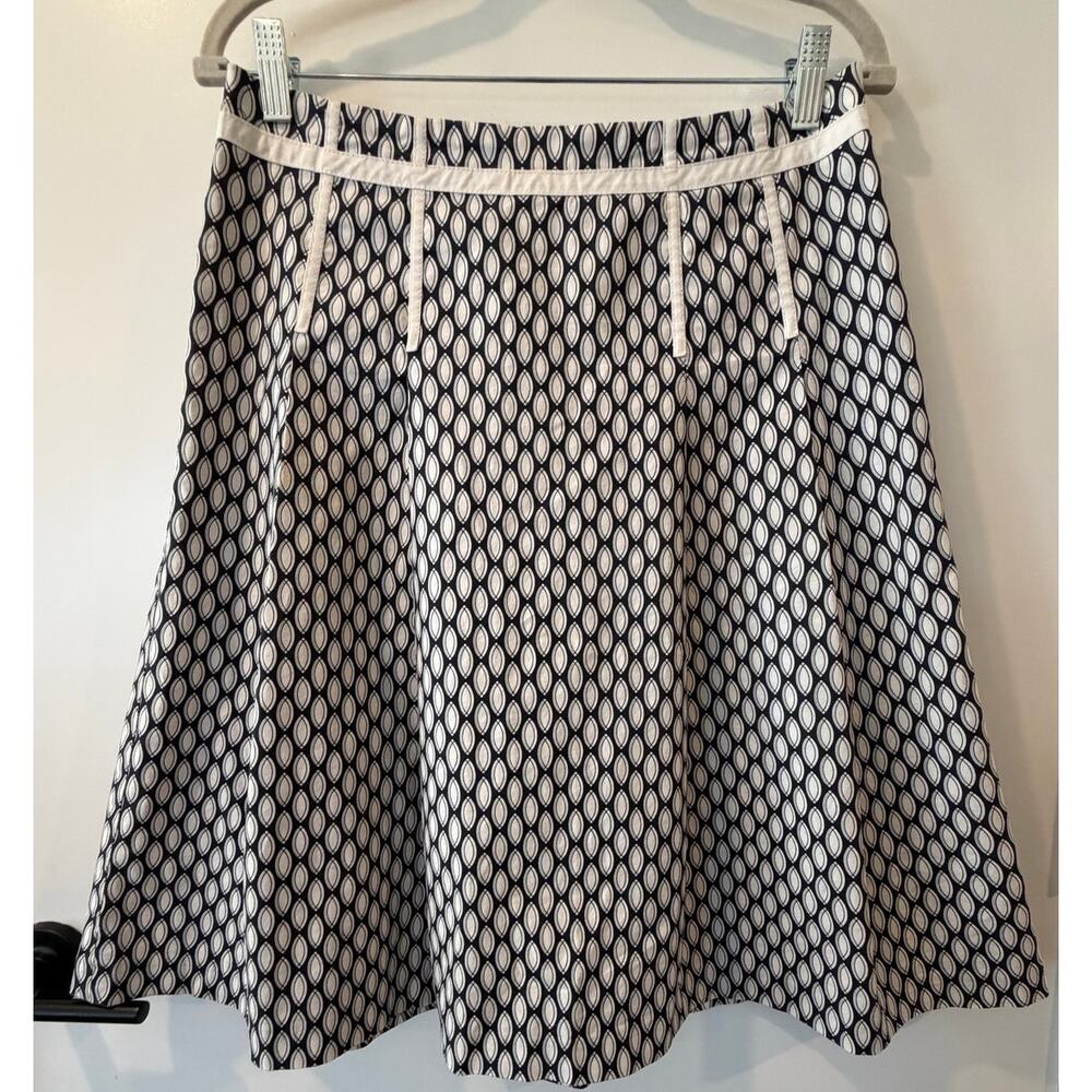 Vintage Inspired A-line Geometric Skirt Gap Stretch Womens Size 6